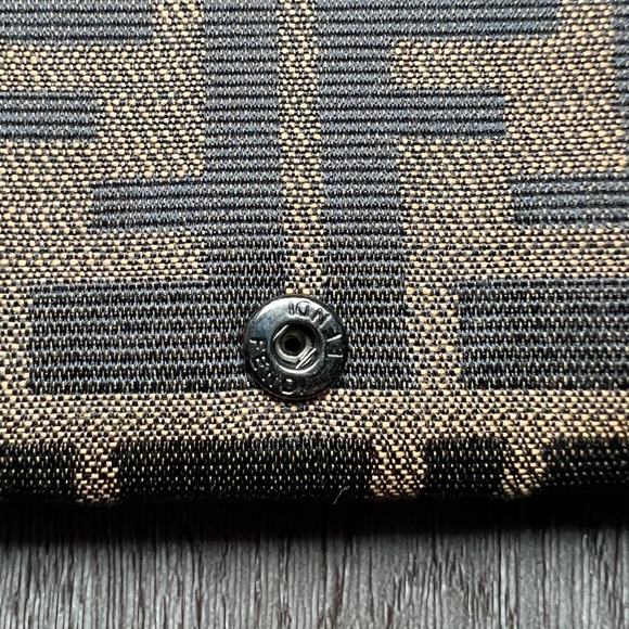 Fendi Zucca Canvas Baguette Compact Wallet - Picture 4 of 13